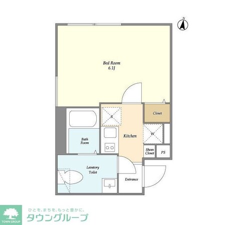 アグレシオ奥沢の物件間取画像